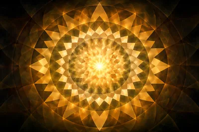 Golden Radial Light Geometry on Dark