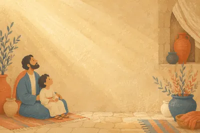 Golden Light Rays Spiritual Background