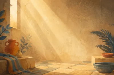 Golden Dawn Light Rays Spiritual Background