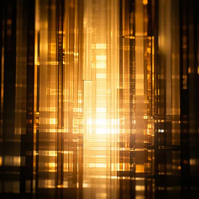 Golden Light Rays Spiritual Background