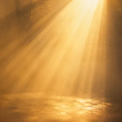 Golden Light Rays Spiritual Sanctuary Background