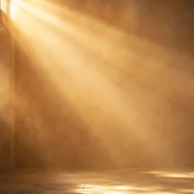 Golden Morning Light Rays Spiritual Background