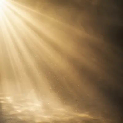Golden Light Rays Spiritual Background