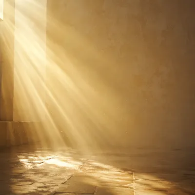 Golden Dawn Light Rays Spiritual Background