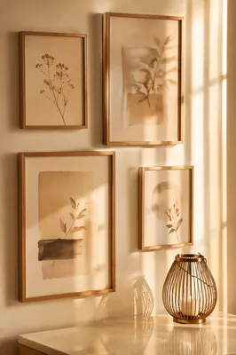Golden Spiritual Light on Serene Wall