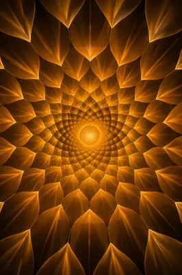 Golden Spiritual Light Rays Background