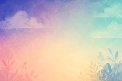 Dreamy Pastel Gradient Frosted Glass Background