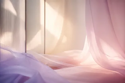 Pastel Silk and Frosted Glass Gradient
