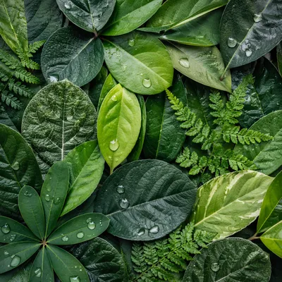 Fresh Green Clover Leaf Background
