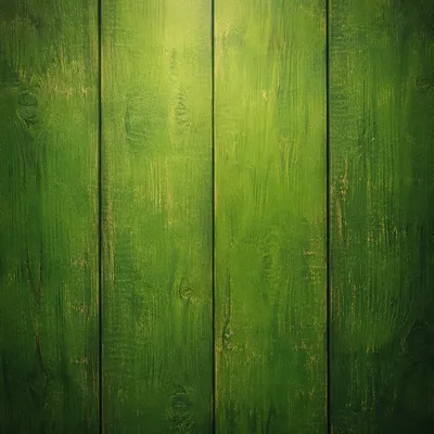 Fresh Green Wooden Plank Background