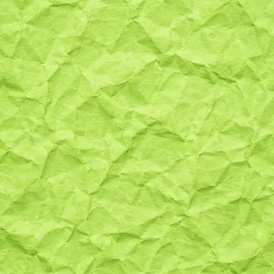 Fresh Light Green Crumpled Paper Background