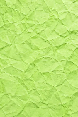 Fresh Light Green Crumpled Paper Background