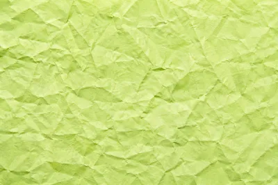 Fresh Light Green Crumpled Paper Background
