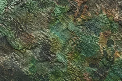 Fresh Green Weathered Stone Texture Background
