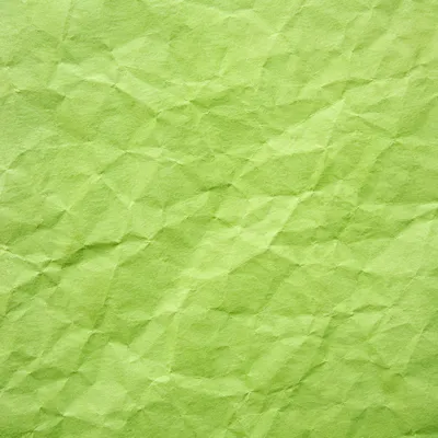 Fresh Green Crumpled Paper Background