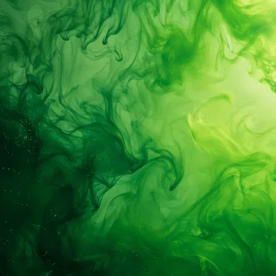 Fresh Green Pigment Cloud Background