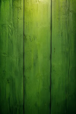 Fresh Green Wooden Plank Background