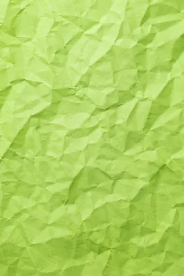 Fresh Light Green Crumpled Paper Background