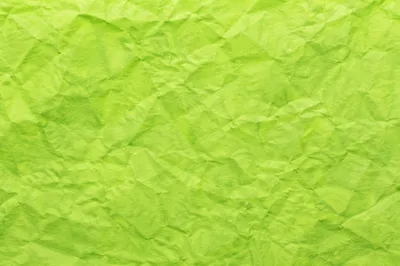 Fresh Green Crumpled Paper Background