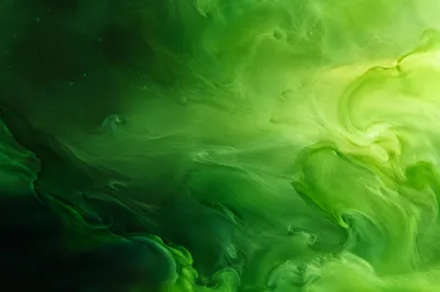 Fresh Green Pigment Cloud Background