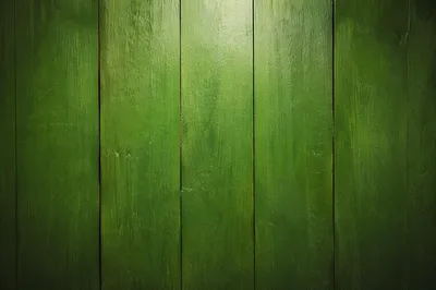 Fresh Green Wooden Plank Background