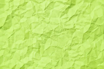 Fresh Light Green Crumpled Paper Background
