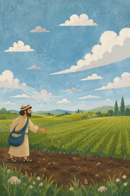 Green Field Beneath Expansive Blue Sky