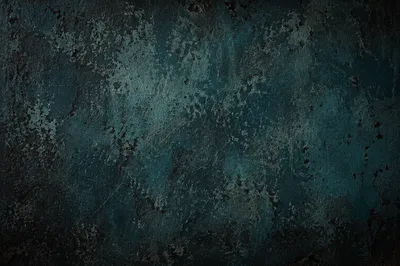 Dark Teal Distressed Grunge Background Texture