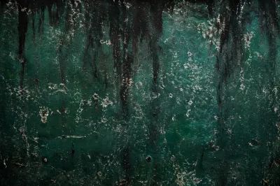 Dark Distressed Teal Grunge Texture Background