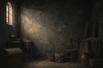 Dark Distressed Chapel Plaster Background