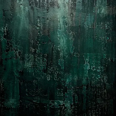 Dark Green Grunge Wall Background