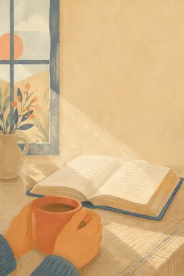 Quiet Faith Morning Light Background
