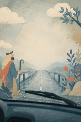 Faith Through Foggy Bridge Morning