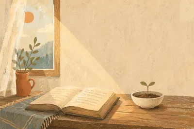 Faith and Hope Morning Light Background