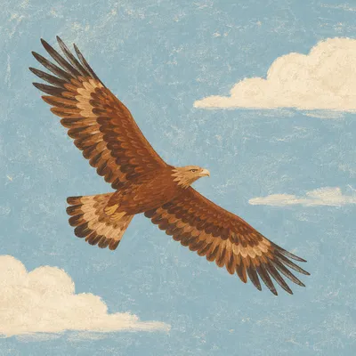Eagle Soaring in Isaiah 40 31 Sky