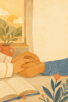 Fear Not Hands of Strength Background