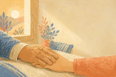 Fear Not Hands of Strength Background
