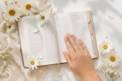 Fear Not Scripture with Comforting Hand