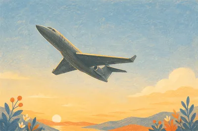 Hopeful Sunrise Flight Background for Jeremiah 29 11