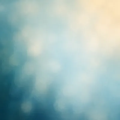 Serene Light Blue Cyan Bokeh Background