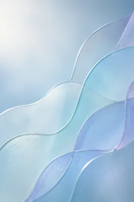 Soft Blue Frosted Glass Abstract Background