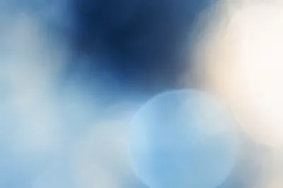 Soft Light Blue Calming Bokeh Background