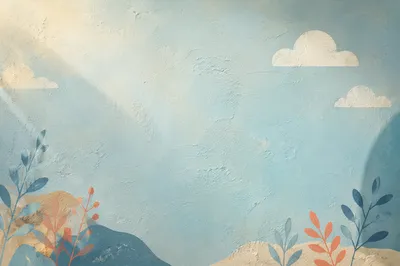Soft Light Blue Calming Background Texture
