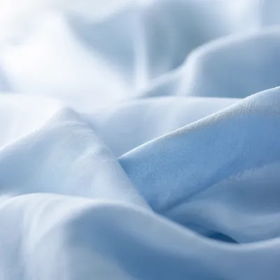 Soft Light Blue Fabric Background