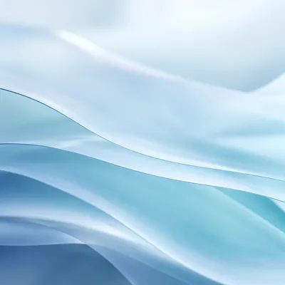 Soft Blue Translucent Wave Background