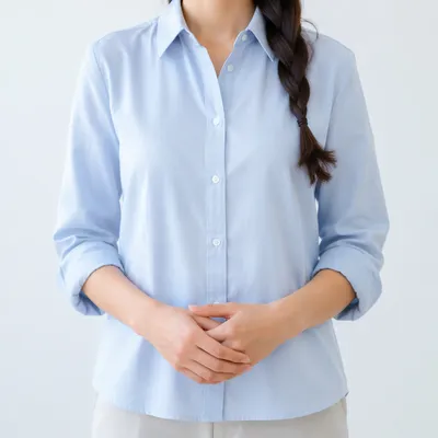 Calming Light Blue Shirt Background