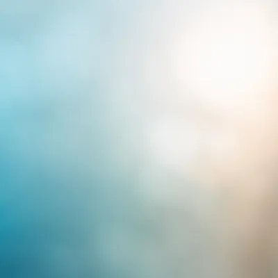 Soft Blue Frosted Glass Light Background