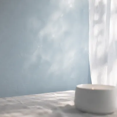 Soft Blue Morning Reflection Background