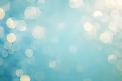Soft Aqua Blue Bokeh Background