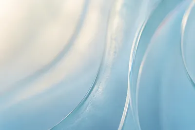Soft Light Blue Frosted Glass Background